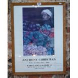 Anthony Christian: Park Lane Gallery (New York) exhibition poster, Nov/Dec 1981,