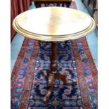 A Victorian mahogany tripod table,