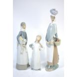 Three Lladro figurines, 20 cm - 35.