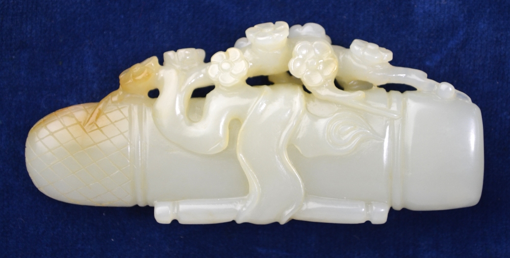 A green Chinese jade paperweight, - Image 5 of 5