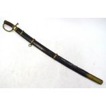 A pre-Revolutionary Russian military sabre, 1881 Dragoon trooper pattern,