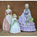 Three Royal Doulton figures - Gentlewoman HN1632,