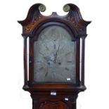 James Cameron, Edinburgh, a George III mahogany longcase clock,