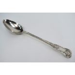 A William IV silver Kings Pattern stuffing spoon, Mary Chawner, London 1837, 6.