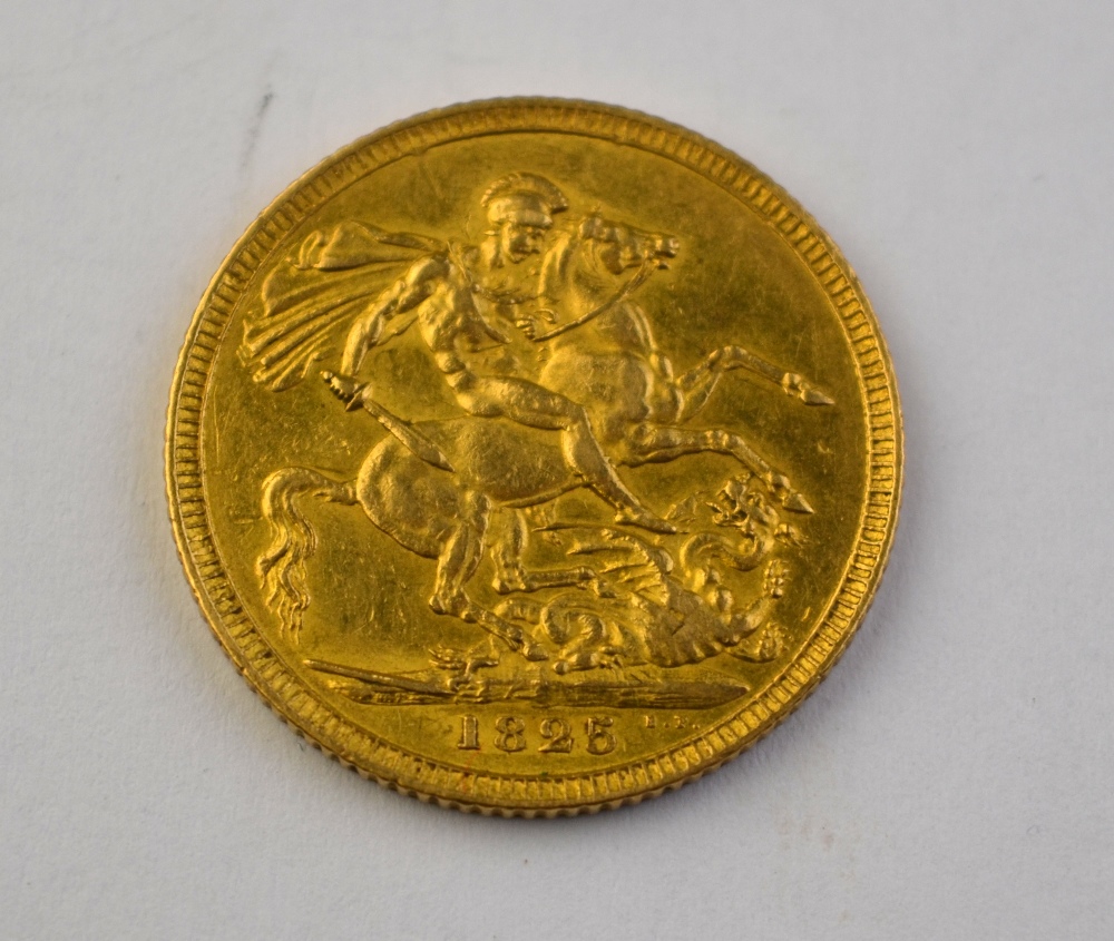 A George IV 1825 sovereign Condition Report Approx 8g