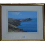 Harold Gordon - 'Newquay headland', watercolour, signed lower right, 25 x 35.