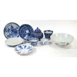 A quantity of Chinese Ceramics, comprising: a famille rose bowl,