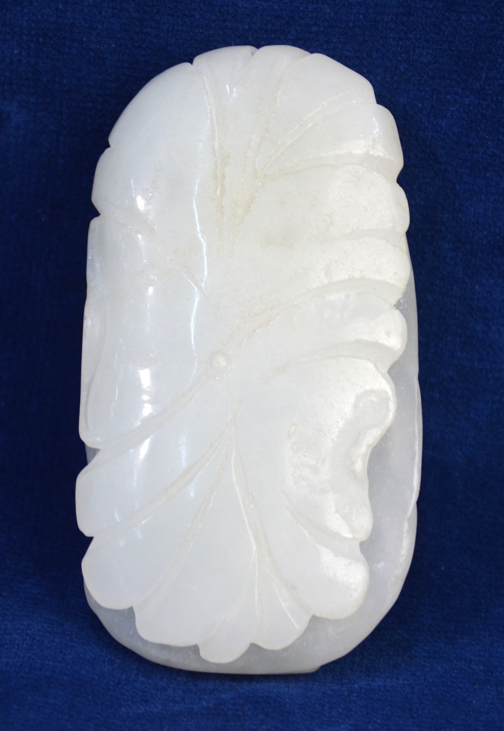 A Chinese green jade of whitish hue, carved as a Cormorant, - Image 6 of 6