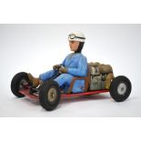 A Schuco tinplate 1055 Go-Kart with clockwork motor and original key (un-boxed),