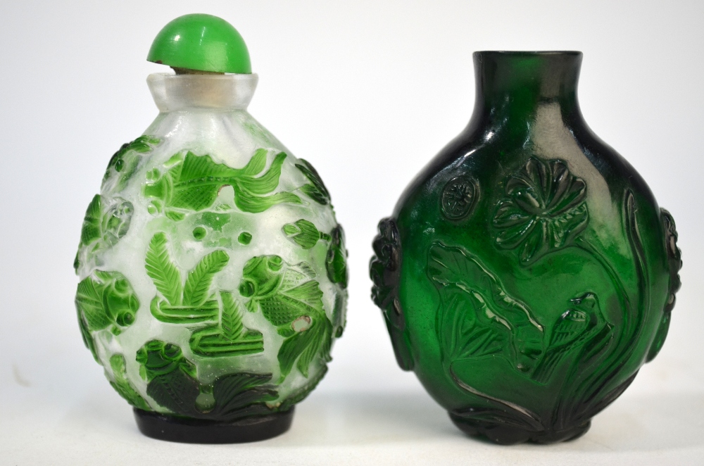 Five Chinese snuff bottles, - Image 6 of 11