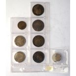 British: 1681 4d, F and 1710 4d, F to/w six shillings: 1696, 1737, 1758 all F, 1787 VF,