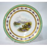 A Royal Worcester cabinet plate handpain