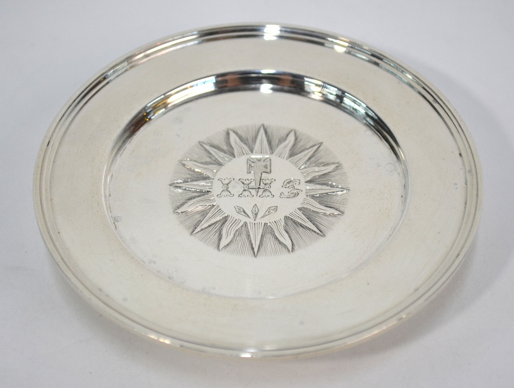 A George IV travelling Communion paten e