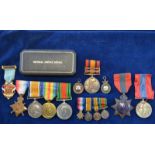Assorted medals related to Turner family recipients, comprising: - Imperial Service Order, George V,