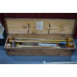 A vintage Slazenger Ltd croquet set,