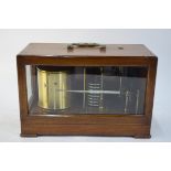 A mahogany cased lacquered brass barograph by Short & Mason Ltd, London No 1106,