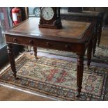 A Victorian mahogany library table,