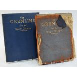 Dahl, Roald, The Gremlins from the Walt Disney Production, A Royal Air Force Story, 1st English ed.