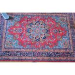 A Persian Mashad carpet,