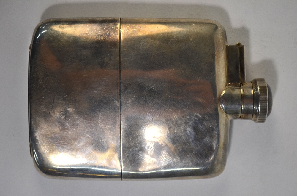 A silver hip flask with detachable beaker, James Dixon & Sons, Sheffield 1930, - Image 3 of 6