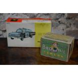 A boxed Japanese Bandai Toys Co Inc tinplate Ford Police Car no 4096 in the 'Automotives of the