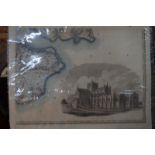 A George IV partial map engraving of Southampton and the Isle of Wight by C & J Greenwood,