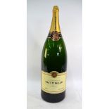 A nebuchadnezzar sized (15 litre) Tattinger Champagne bottle (empty)