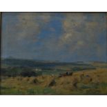 William Miller Frazer (Scottish, 1864-1961) - Harvest time, oil on canvas, signed lower right,