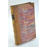 Herodotus, History, Vol IX (Latin version); London 1824, half calf and oilboard,