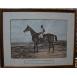 Lithograph of 'Captain Little on Chandler, Winner of the Liverpool Grand National, 1848',