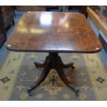 A Victorian mahogany breakfast table,