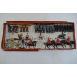 A quantity of Britains die cast figures including boxed part set of 429,