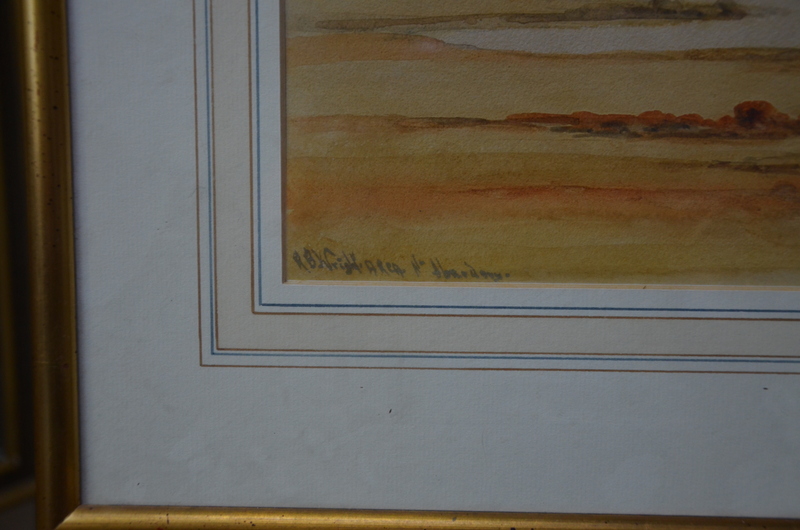 R B Wright - 'Near Aberdeen', watercolou - Image 3 of 3