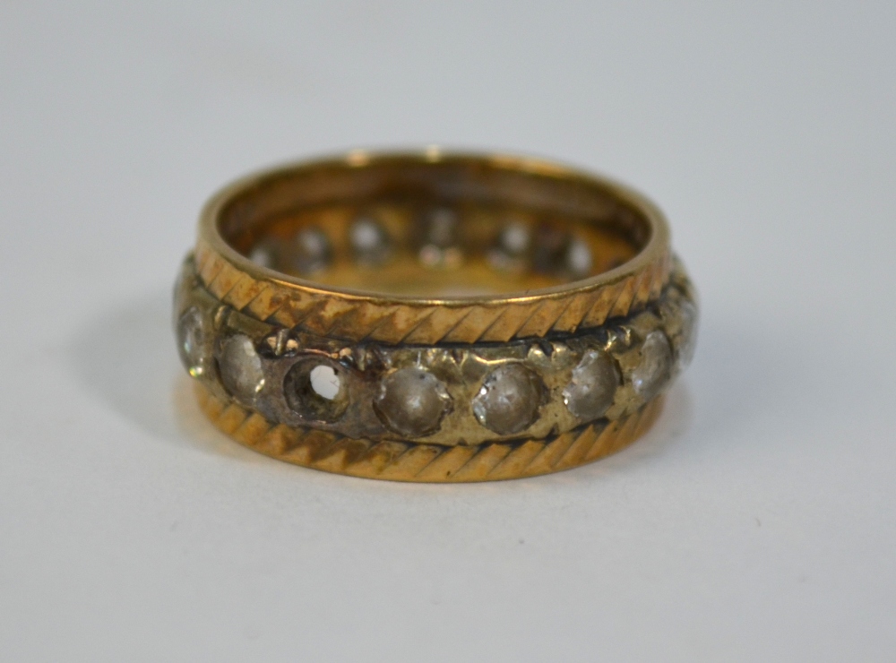 A 9ct yellow gold wedding band, size M, - Image 3 of 4