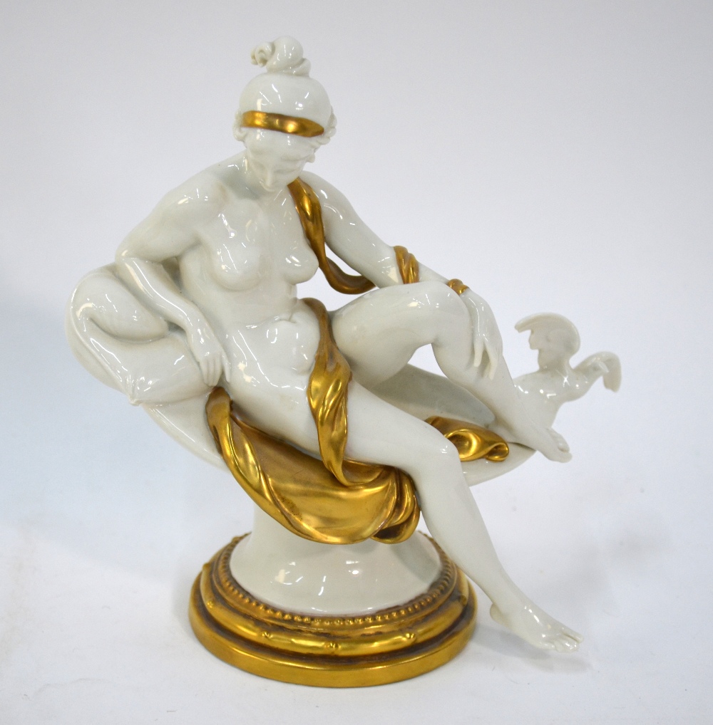 Giuseppe Cappe - a pair of porcelain fig - Image 3 of 8