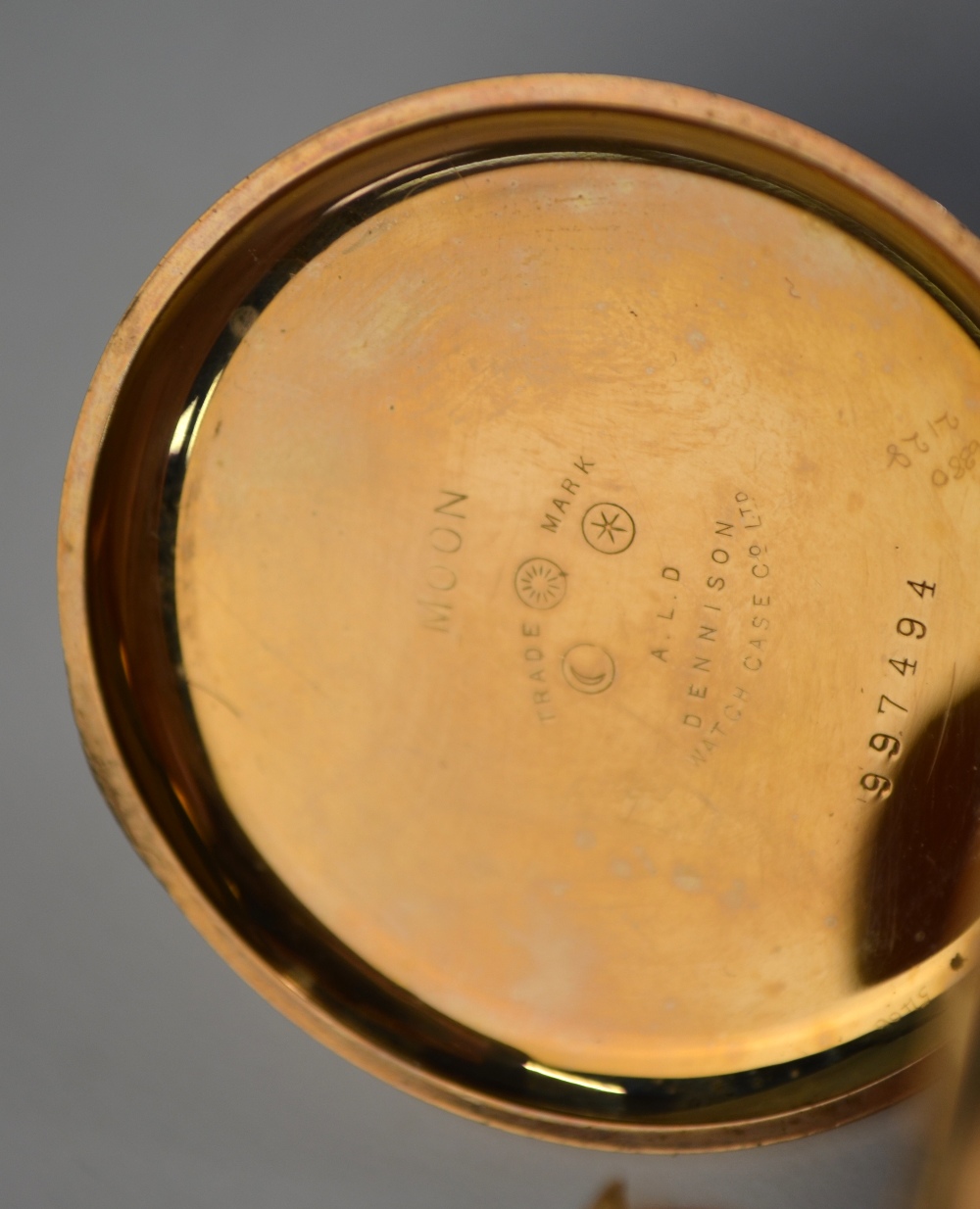 A US gilt metal open-faced pocket watch - Image 8 of 8