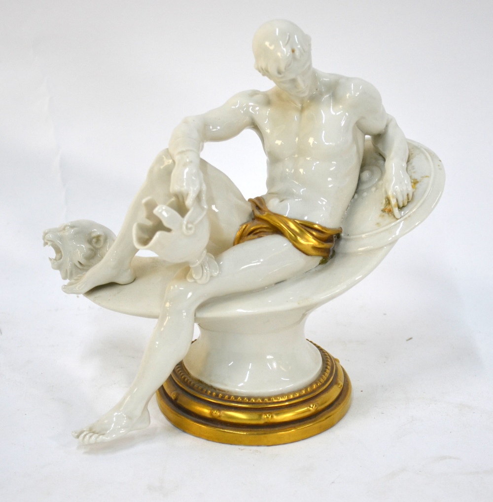 Giuseppe Cappe - a pair of porcelain fig - Image 2 of 8