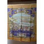 A vintage Hermes scarf - Les Armees en Campagne (D' Apres Juan Dolivar),