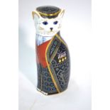 A Royal Crown Derby Royal Cats Series model - Pearly King,