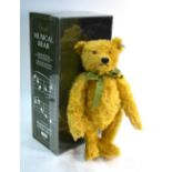 Steiff Musical Bear, Harrods exclusive edition, distressed mohair, limited edition 1897/2000,