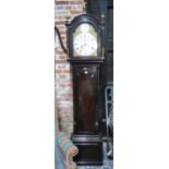 William Bybus, Minories, London, a George III mahogany longcase clock,