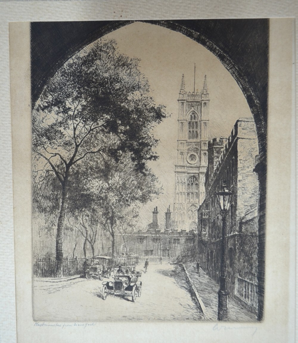 An interesting 18th century engraving of the City of London Gates 'as they appeared before they - Image 2 of 5