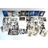 A collection of postcards of actors, actresses and other personalities, some signed,