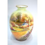 Of local interest - Royal Doulton vase handpainted by J.