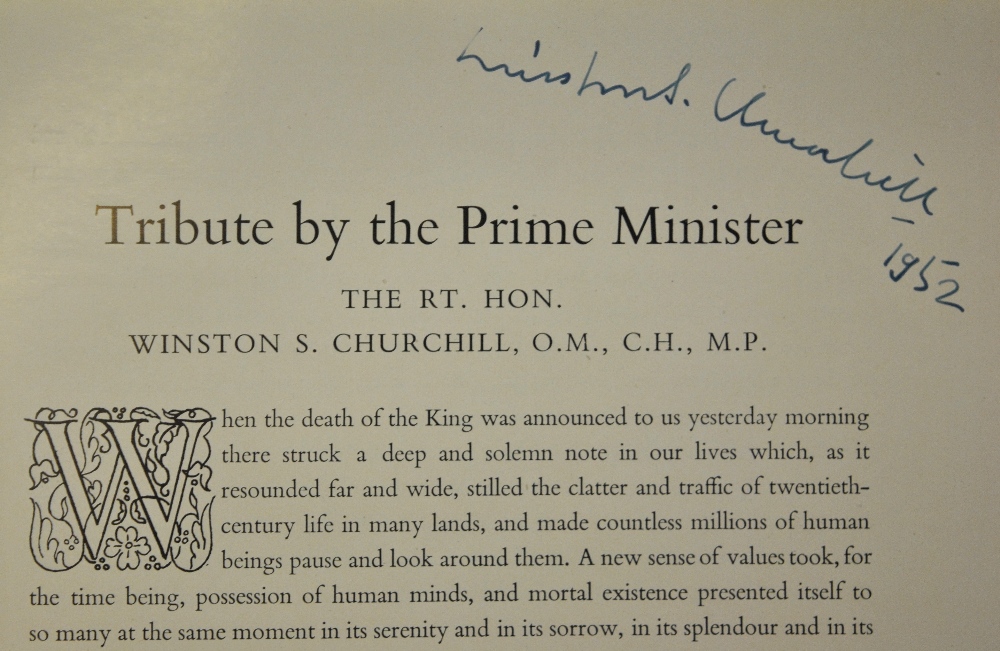 Winston Spencer Churchill, 'The Life & Times of King George VI', pub. - Image 2 of 6