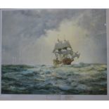 After Montague Dawson (1895-1973) - 'The Gallant Mayflower', print published by Venture prints, USA,