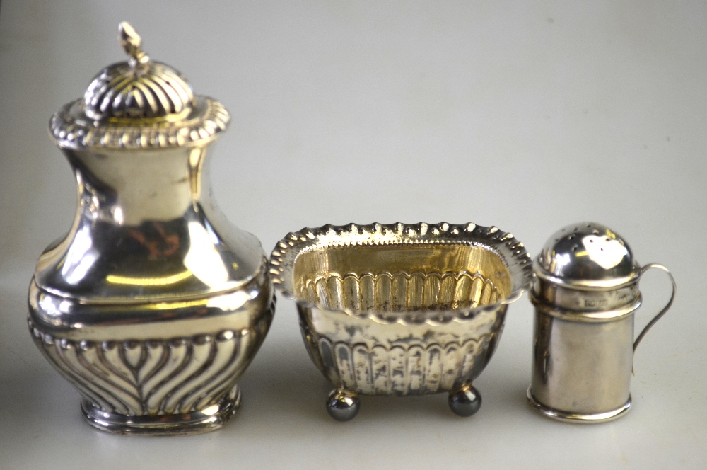 A cased set of six silver coffee spoons, Sheffield 1940, - Image 2 of 3