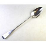 A William IV Scottish silver fiddle pattern stuffing spoon, W. S.