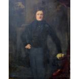 English school - Portrait of Gilbert Stephens Esq, oil on canvas, 91 x 70 cm,