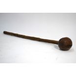 A 19th century Zulu knobkerrie, South Africa,